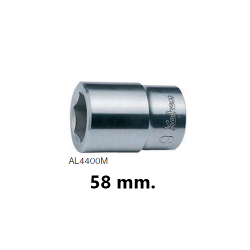SKI - สกี จำหน่ายสินค้าหลากหลาย และคุณภาพดี | KOKEN AL4400M-19 ลูกบ๊อกอลูมิเนียม 1/2นิ้ว-6P-19mm. สำหรับ Wheel Nut
